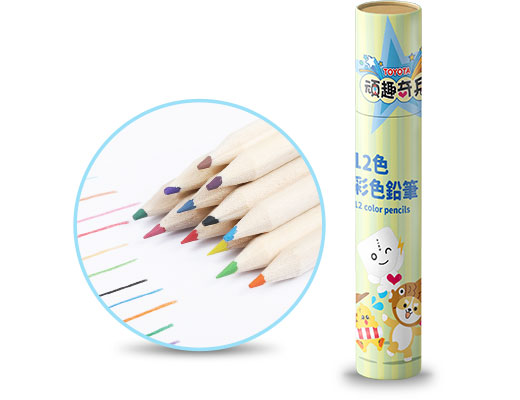 頑趣奇兵 12色彩色鉛筆