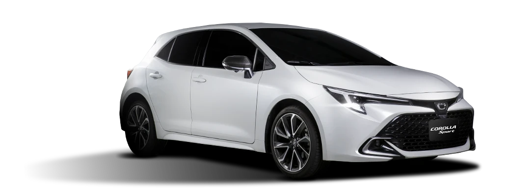 白色COROLLA Sport車頭圖