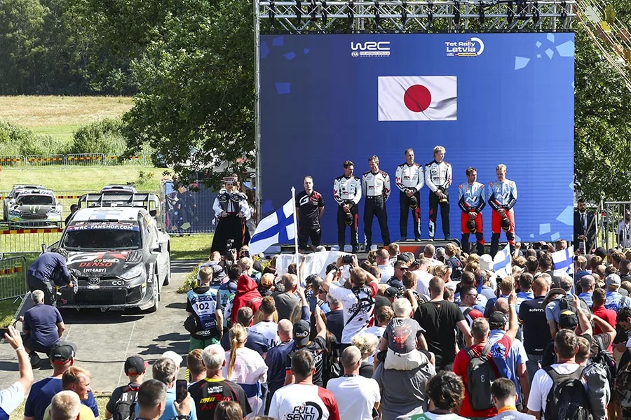 TGR-WRT在拉脫維亞賺進大把積分，距離領先車隊已剩下一分之差。