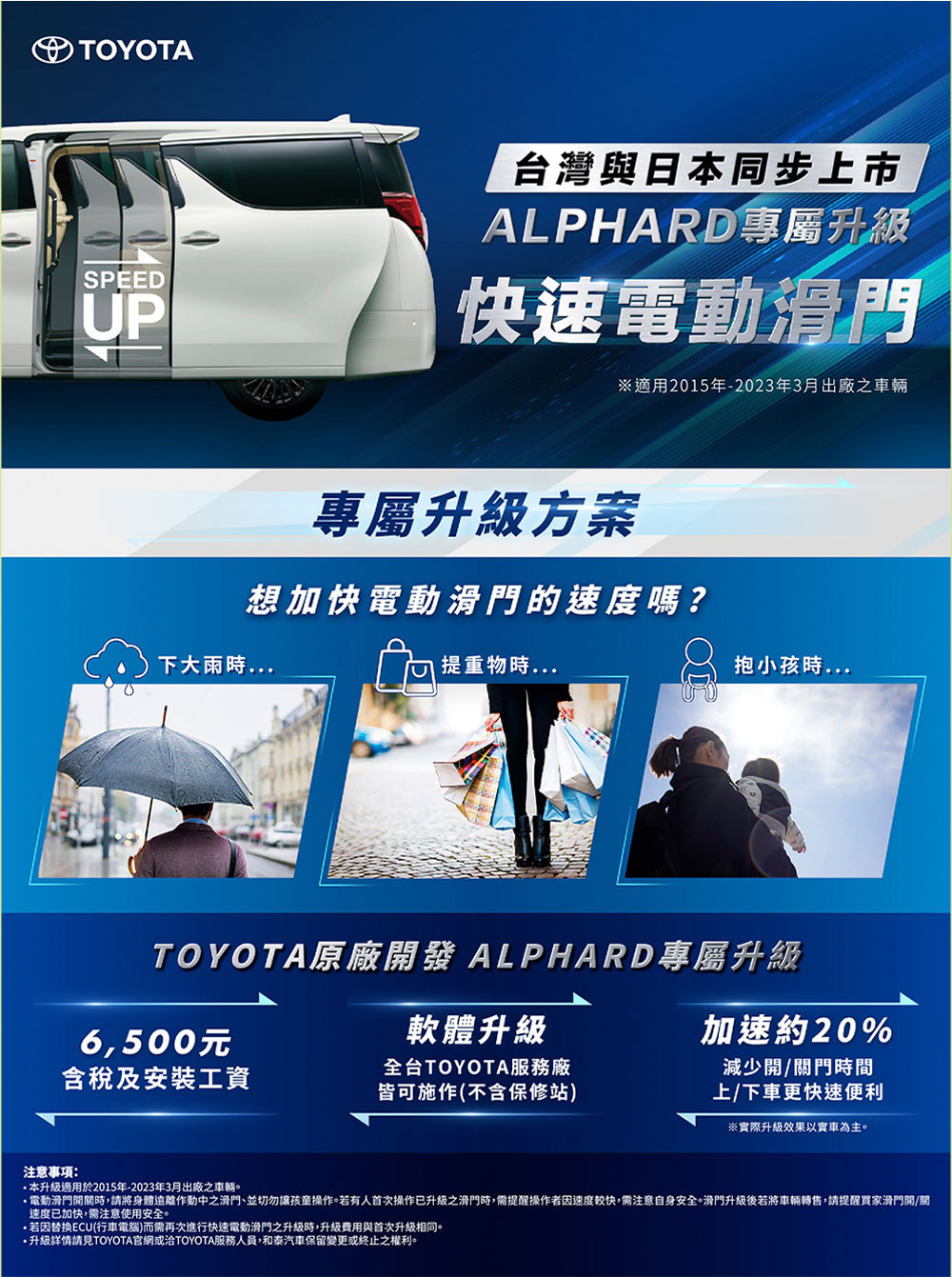 ALPHARD快速電動滑門升級專案